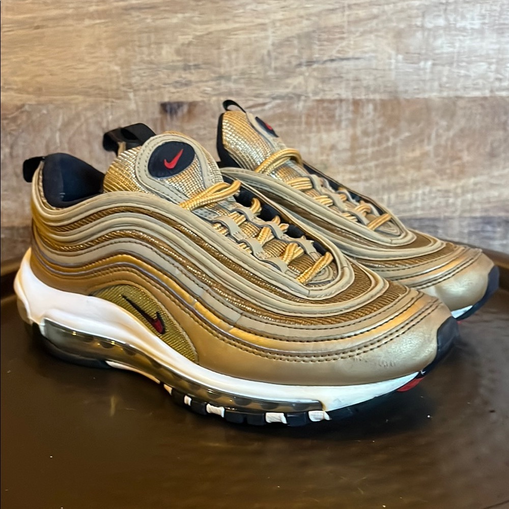 Nike Air Max 97 Gold Sneakers
